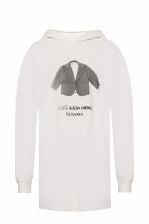 Hooded t-shirt with long sleeves, zdjęcie 1 Hooded t-shirt with long sleeves od MM6 Maison Margiela